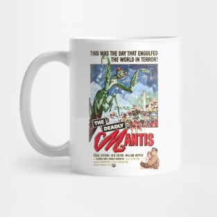 The Deadly Mantis Vintage Movie Poster Mug